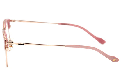 Óculos de Grau Colcci C6104 Rosa e Dourado Brilho - Lente 5,1 cm
