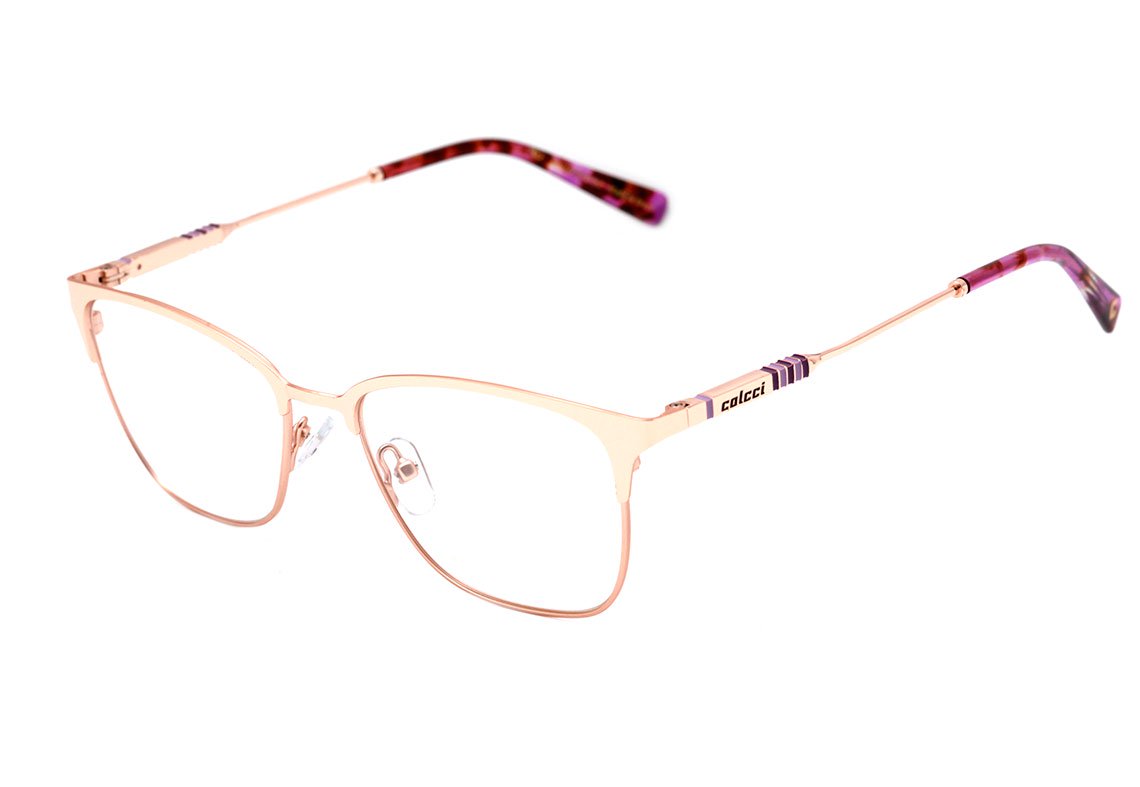 Óculos de Grau Colcci C6107 Dourado Brilho Lente 5,2 Cm