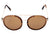 Óculos de Sol Colcci Cindy Marrom Translúcido e Prata Brilho / Marrom - Lente 5,0 cm