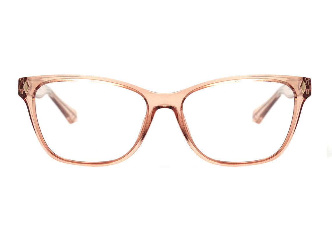 Colcci Cleo Nude Translúcido Brilho - Lente 5,4 cm  - Grau