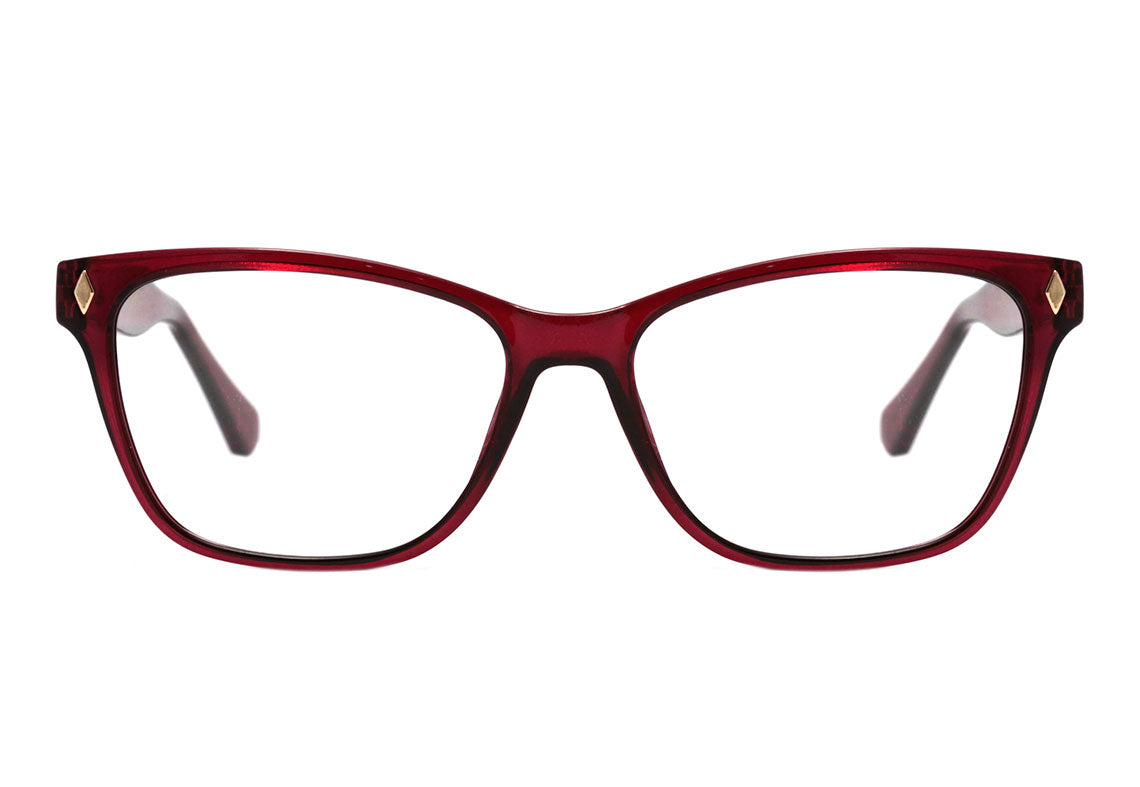 Colcci Cleo Vinho Translúcido Brilho - Lente 5,4 cm  - Grau
