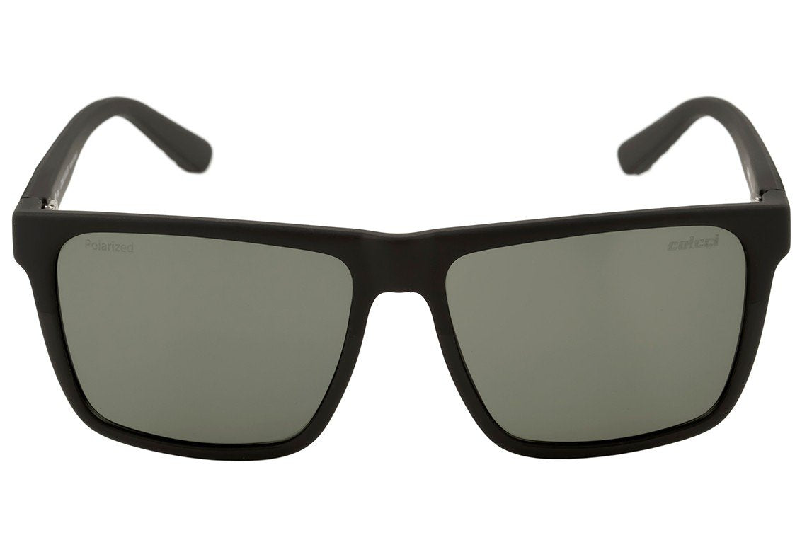 Colcci Paul Preto Fosco / Verde G15 - 58 mm  - Sol