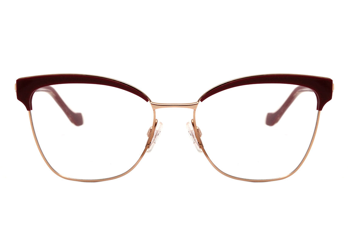 Ana Hickmann AH 1375 D01 Vinho e Dourado Brilho - Lente 5,4 cm