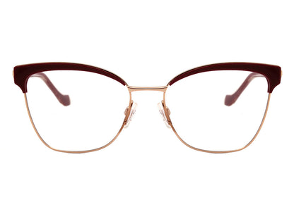Ana Hickmann AH 1375 D01 Vinho e Dourado Brilho - Lente 5,4 cm