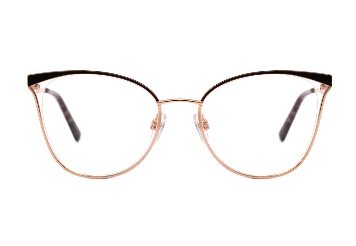 Bulget Flávia Alessandra BG 1654 09A PRETO FOSCO E DOURADO BRILHO Lente 5,3 cm