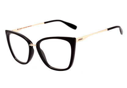 Colcci Aretha Preto Brilho - Lente 5,7 cm  - Grau
