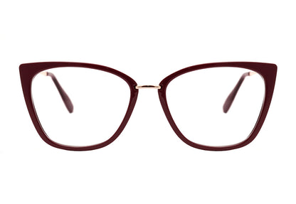 Óculos de Grau Colcci Aretha Vinho Brilho - Lente 5,7 cm