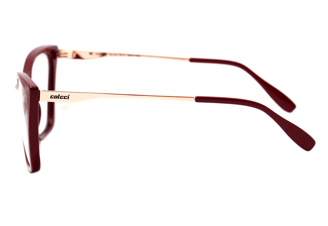 Óculos de Grau Colcci Aretha Vinho Brilho - Lente 5,7 cm