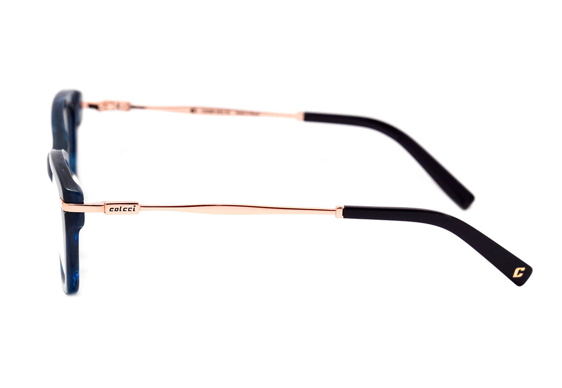 Óculos de Grau Colcci C6089 Azul Brilho - Lente 5,3 cm