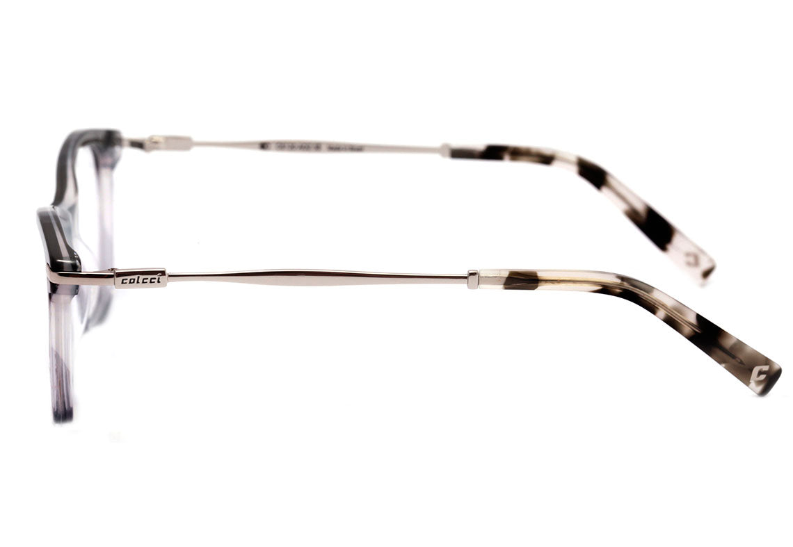 Colcci C6120 Cinza Translúcido Degradê Brilho - Lente 5,3 cm  - Grau