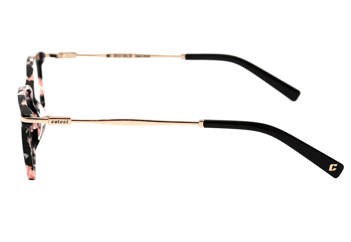 Colcci C6121 Preto e Rosa Mesclado Brilho - Lente 5,2 cm  - Grau