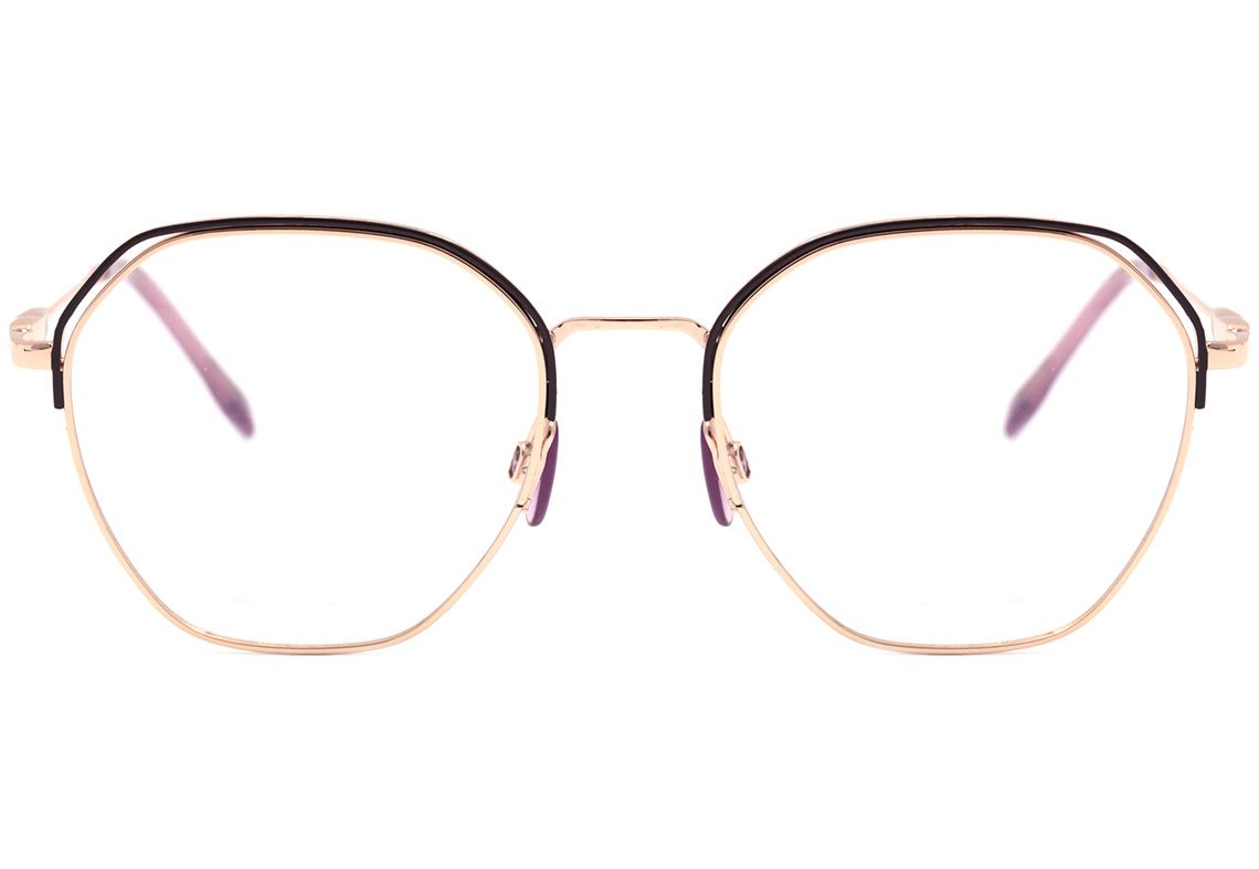 Colcci C6138 Roxo e Dourado Brilho - Lente 5,3 cm  - Grau