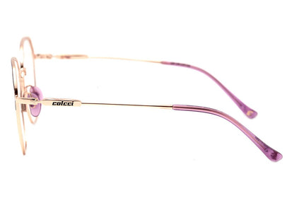 Colcci C6138 Roxo e Dourado Brilho - Lente 5,3 cm  - Grau
