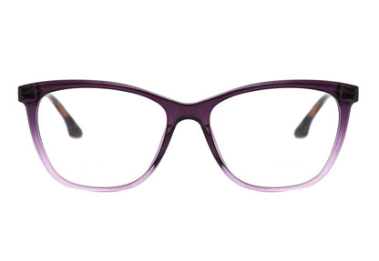 Colcci Marie 2 Roxo Translúcido Degradê Brilho - Lente 5,5 cm  - Grau