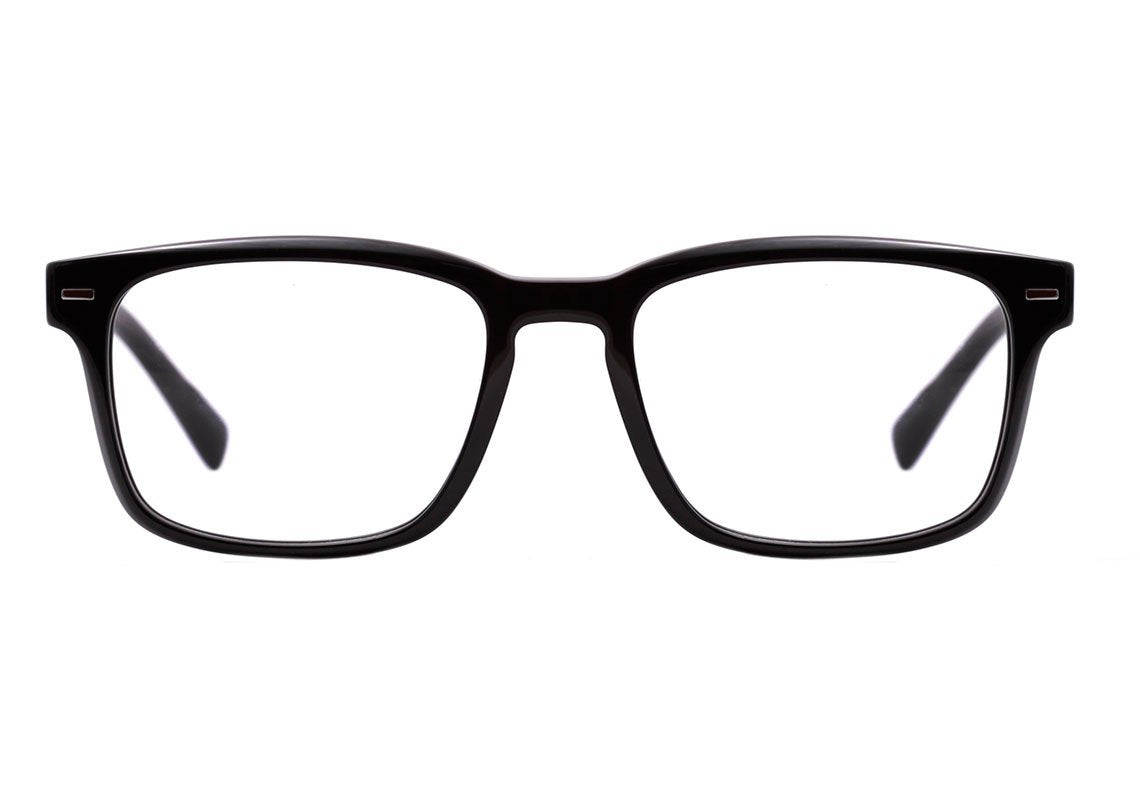 Evoke EVK RX2 A02 Black Shine Temple Black Wood - 53 mm  - Grau