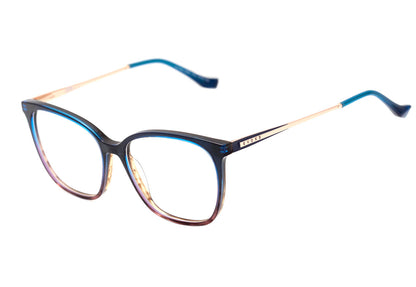 Evoke For You DX45N C01 Blue Brown Crystal Gold 53 mm  - Grau
