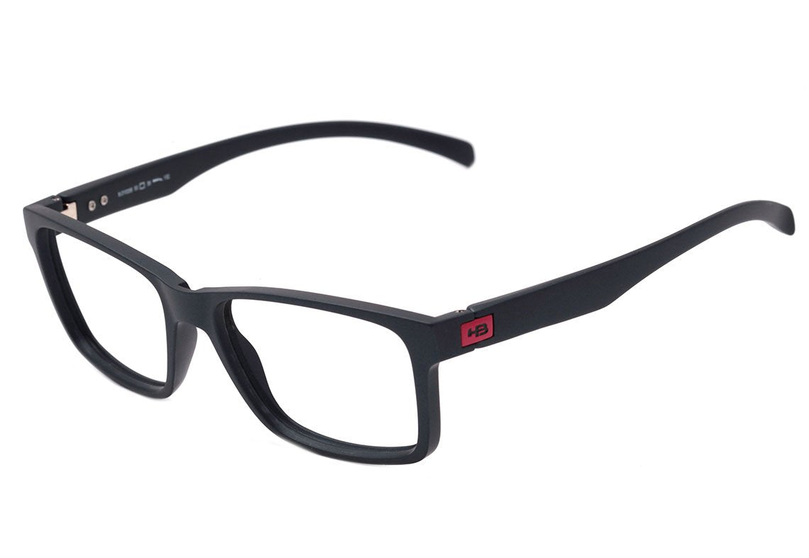 HB Polytech 0339 Clip On Matte Navy / Gray Polarized - Lente 5,3 cm  - Grau