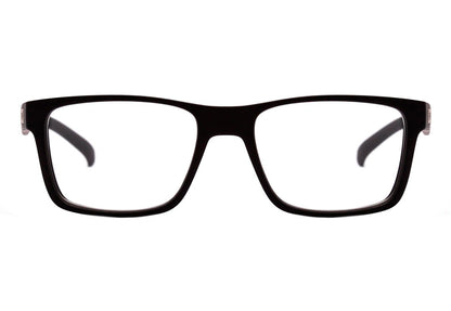 Óculos de Grau Hb 93161 Switch Clip On MATTE BLACK/ GRAY POLARIZED Lente 5,3 cm