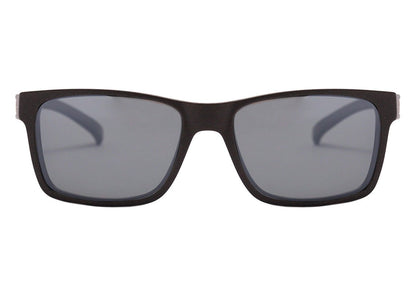 Óculos de Grau Hb 93161 Switch Clip On Matte Graphite/ Silver Polarized Lente 5,3 cm