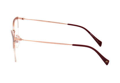 Hickmann HI 1093 07A Vinho e Dourado Brilho - Lente 5,2 cm