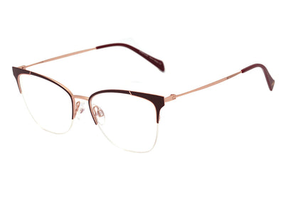 Hickmann HI 1093 07A Vinho e Dourado Brilho - Lente 5,2 cm