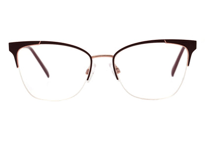 Hickmann HI 1093 07A Vinho e Dourado Brilho - Lente 5,2 cm