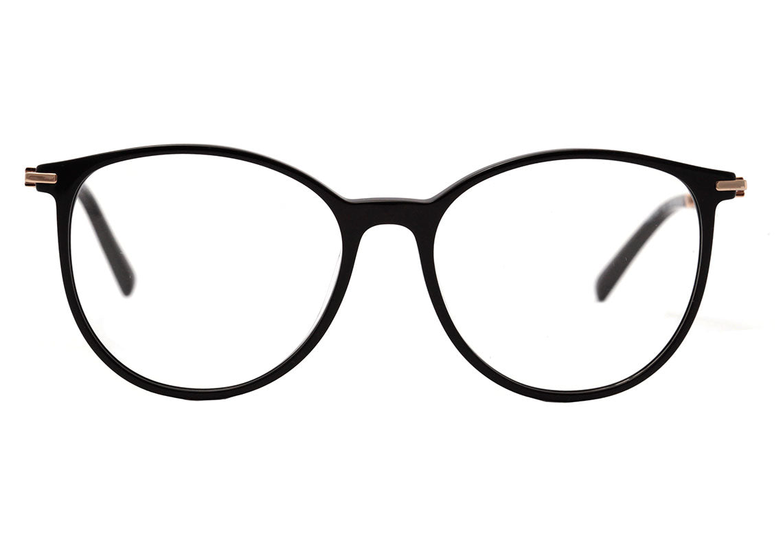 Hickmann HI 6144 F A01 PRETO E DOURADO BRILHO Lente 5,2 cm