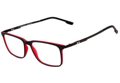 Óculos de Grau Mormaii Argel Preto e Vermelho Fosco - Lente 5,5 cm