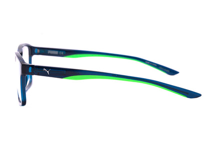 Puma PU0207O 002 Azul Translúcido e Verde Brilho Lente 5,7 cm