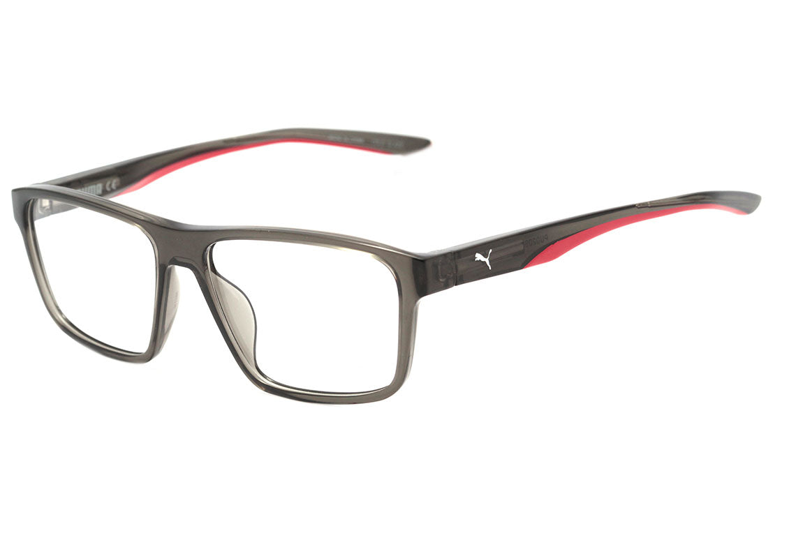 Puma PU0209O-003 Cinza Translúcido e Vermelho Brilho - Lente 5,6 cm