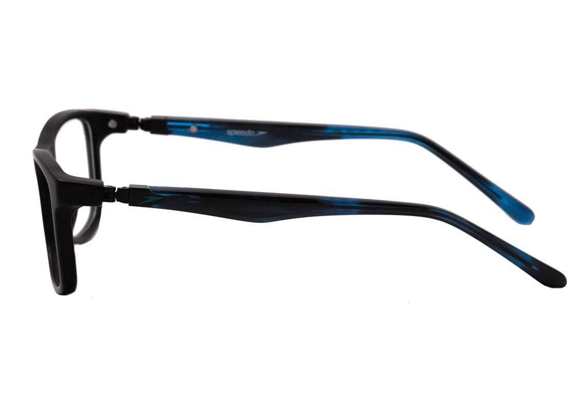 Speedo Kids SPK 6005 I A02 Preto Fosco e Azul Brilho - Lente 5,0 cm