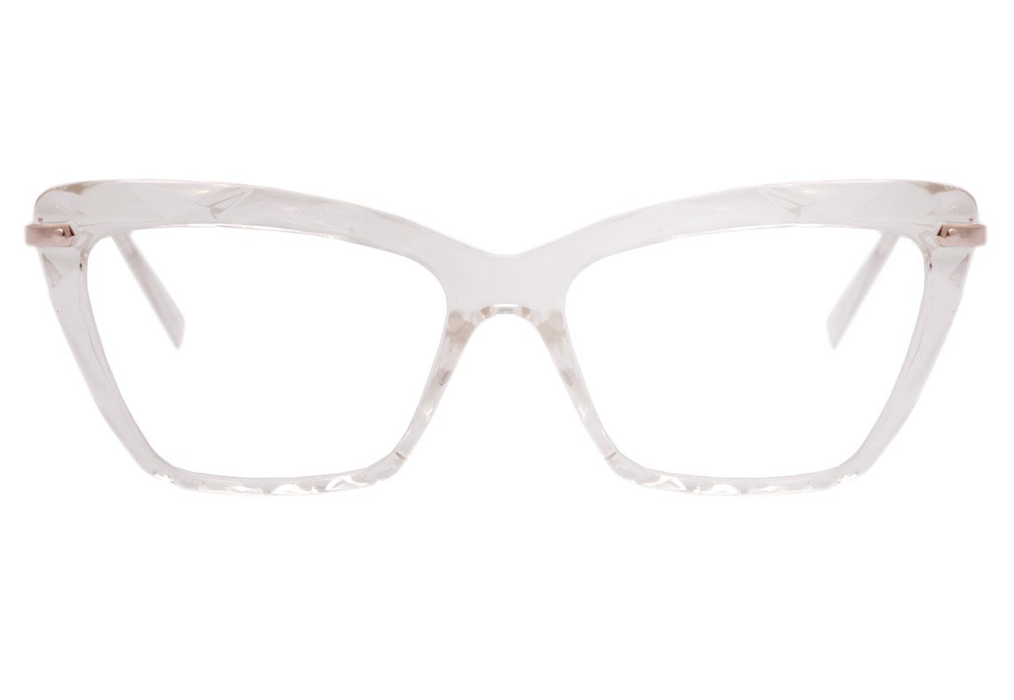 Armação Wee Diamond W0126 Transparente Brilho - Lente 5,5 cm