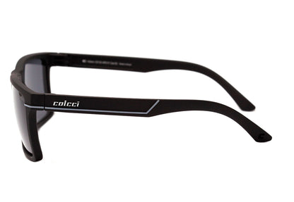 Colcci Adam Preto Fosco / Cinza - Lente 6,0 cm  - Sol