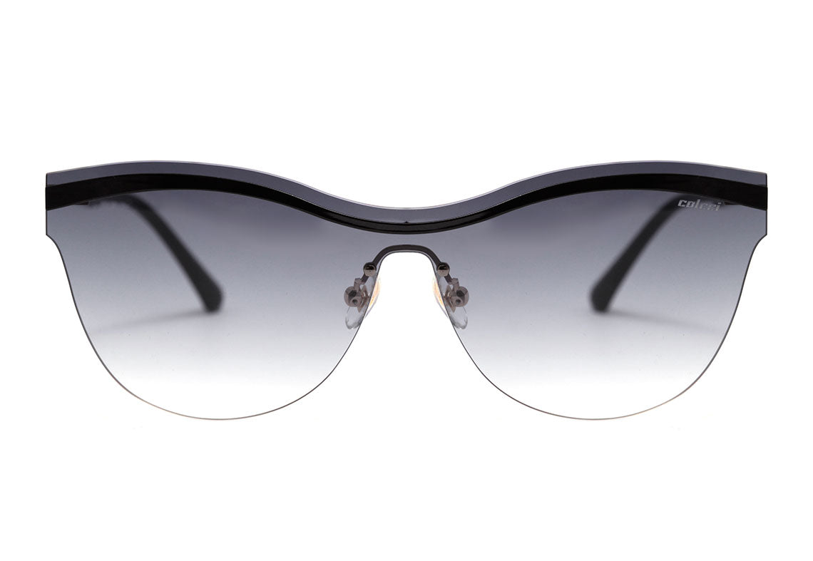 Óculos de Sol Colcci C0135 Preto e Dourado Brilho / Cinza Degradê Unico