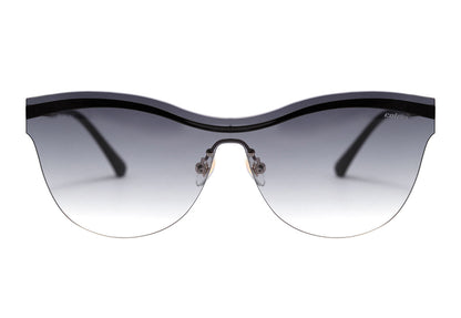 Óculos de Sol Colcci C0135 Preto e Dourado Brilho / Cinza Degradê Unico