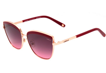 Óculos de Sol Colcci C0141 Vermelho e Dourado Brilho/ Vinho Degradê UNICO
