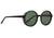 Óculos de Sol Evoke Folk DS1 T01 Gray Matte / Green - Lente 5,3 cm