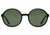 Óculos de Sol Evoke Folk DS1 T01 Gray Matte / Green - Lente 5,3 cm
