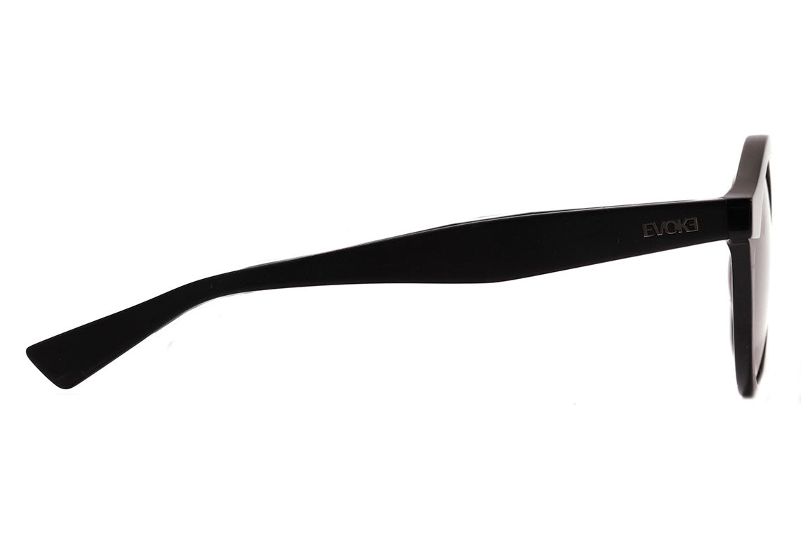 Óculos de Sol Evoke For You Ds29 A01 Black Matte Black Shine/ Brown Total Unico
