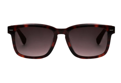 Evoke Native 3 A01 Black Shine Temple Wood/ Gray Gradient Unico