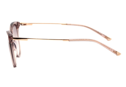 Hickmann HI 9098 T01 MARROM TRANSLÚCIDO E DOURADO BRILHO/ MARROM DEGRADÊ 52 mm