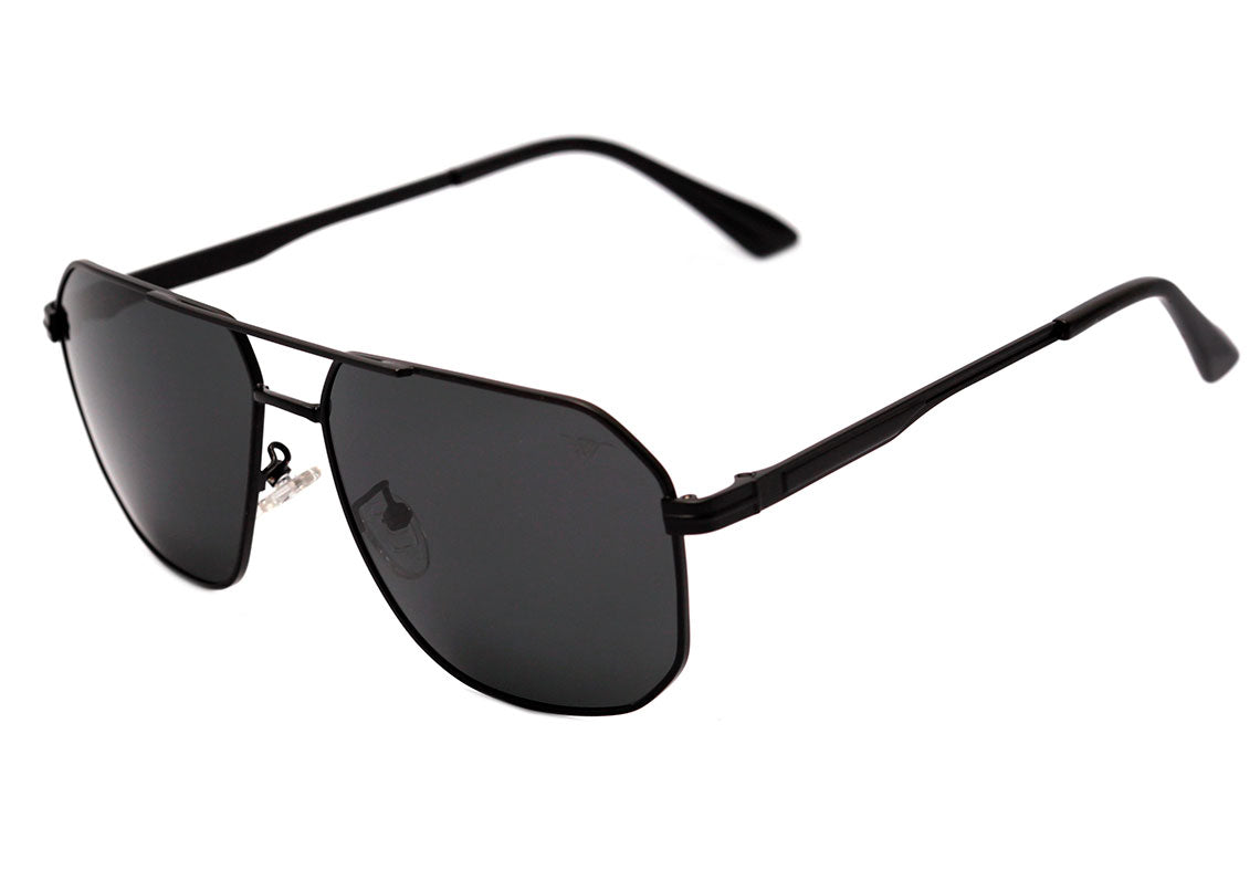 Óculos de Sol Wee W0139 PRETO FOSCO/ CINZA POLARIZADO Lente 5,9 cm