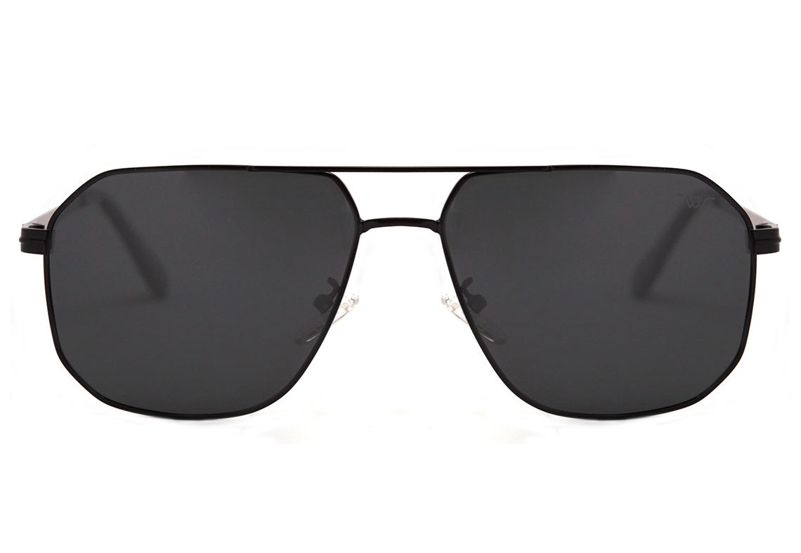 Óculos de Sol Wee W0139 PRETO FOSCO/ CINZA POLARIZADO Lente 5,9 cm
