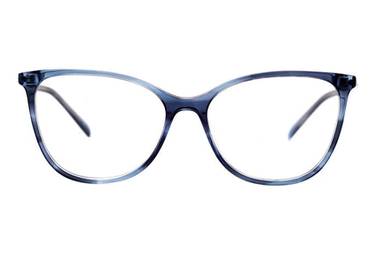 Hickmann HI 6141 E03 Azul Translúcido Brilho - Lente 5,3 cm
