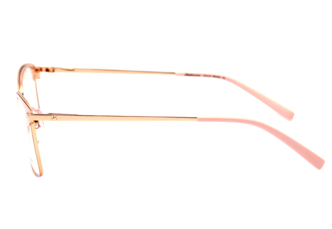 Hickmann Teen HI 1060 Y 05A ROSA FOSCO E DOURADO BRILHO Lente 5,1 cm
