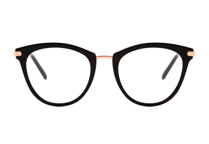 Hickmann Teen HI 6090 Y H01 Preto e Dourado Brilho - 50 mm