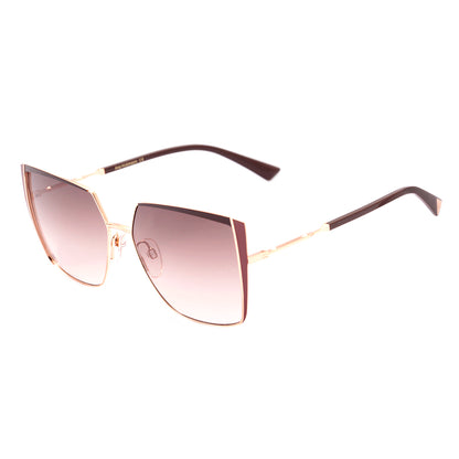 Ana Hickmann AH 3221 01A Marrom Fosco e Dourado Brilho / Marrom Degradê - Lente 5,9 cm