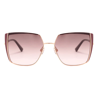 Ana Hickmann AH 3221 01A Marrom Fosco e Dourado Brilho / Marrom Degradê - Lente 5,9 cm