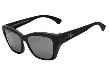 Mormaii Overlap 2 De Sobreposição Preto Fosco / Cinza Polarizado Unico - Lente 5,5 cm