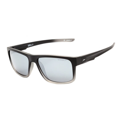 Speedo Rino C02 Preto Degradê Fosco/ Prata Espelhado Polarizado Lente 5,7 cm